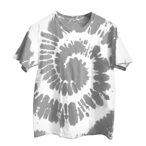 Grey and white tie dye deals shirt